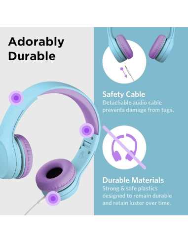 Auriculares Conectados+ LilGadgets para Niños con Micrófono