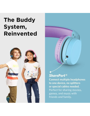 Auriculares Conectados+ LilGadgets para Niños con Micrófono