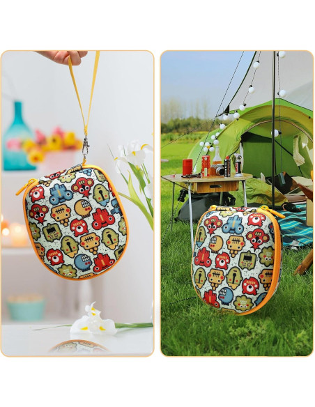 Funda Dura XANAD para Auriculares Niños Verde y Blanco