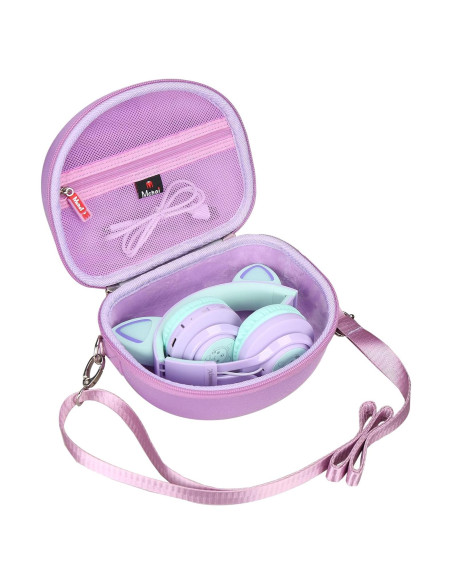 Funda Dura Mchoi para Auriculares Inalámbricos Niños Rosa