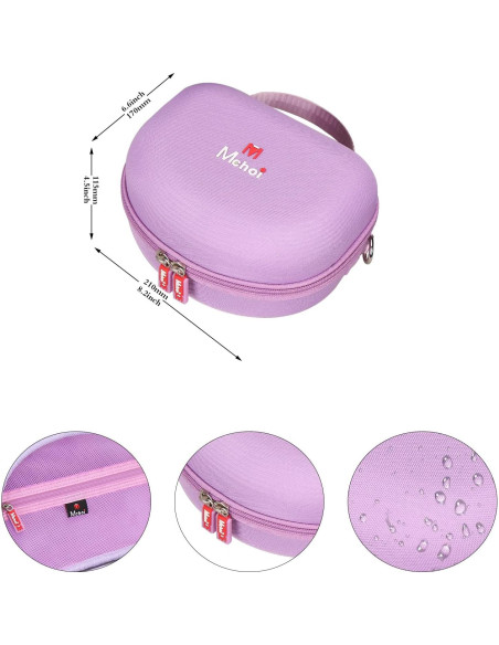 Funda Dura Mchoi para Auriculares Inalámbricos Niños Rosa