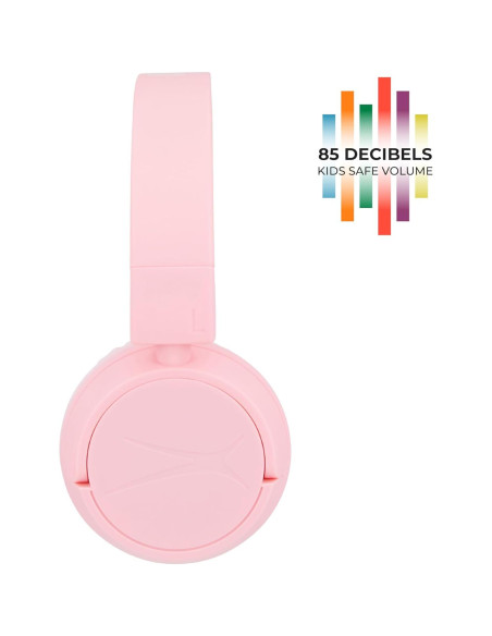 Auriculares Altec Lansing Kid Safe Bluetooth y con cable Rosa