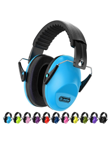 Orejeras Dr.meter para Niños Azul SNR 27.4dB Ajustables