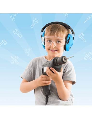 Orejeras Dr.meter para Niños Azul SNR 27.4dB Ajustables