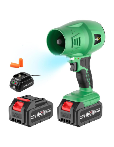 Sopladora de Hojas Eléctrica Inalámbrica Muylux 20V 1.57kg Sopladora de Hojas Eléctrica Inalámbrica Muylux 20V 1.57kg