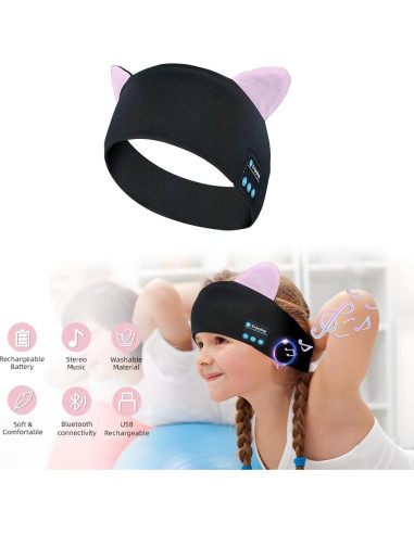 Auriculares Inalámbricos para Niños SYPVRY KM-1 Diadema Ajustable