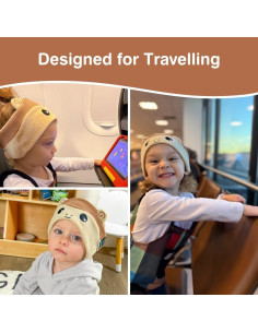 Auriculares Inalámbricos y Con Cable Bandou V3 para Niños - Momo El Mono - Volumen Limitado 2