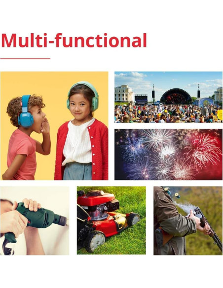 Auriculares Muffy Kids Alpine - Protección Auditiva Rosa 25dB