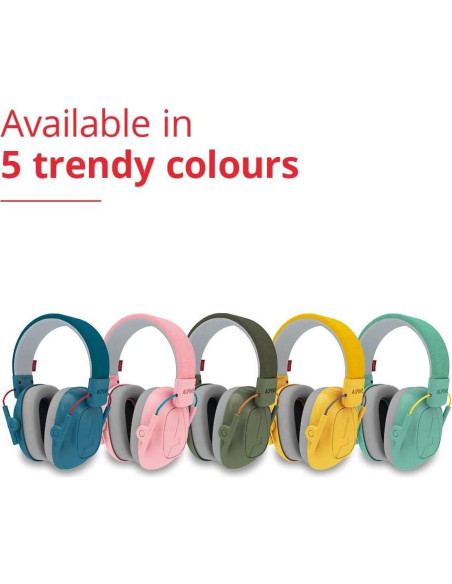 Auriculares Muffy Kids Alpine - Protección Auditiva Rosa 25dB
