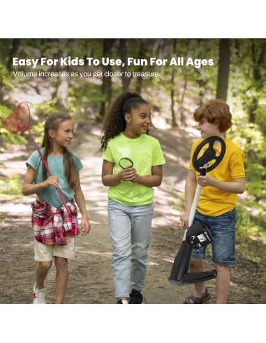 Detector de Metales Bounty Hunter BHJS Junior para Niños 6.5"