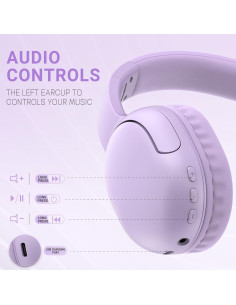 Auriculares Inalámbricos LORELEI B-E5 para Niños Púrpura 2