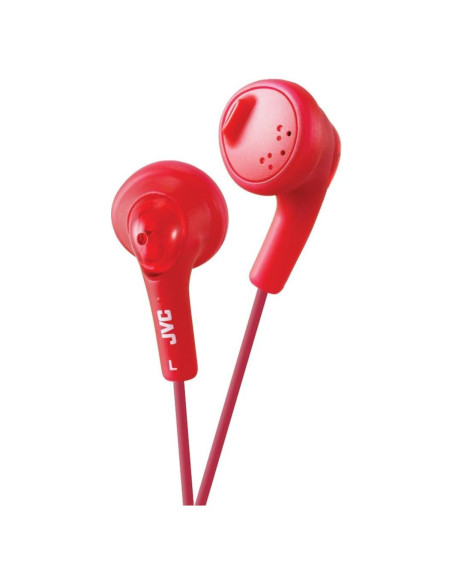 Auriculares Intrauditivos JVC HAF160R Gumy Rojos con Cable