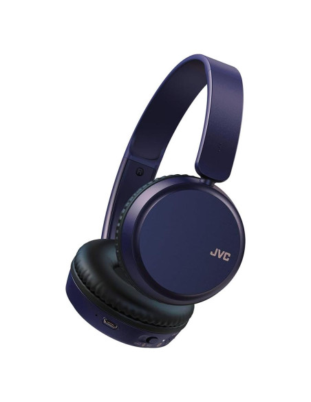 Auriculares Inalámbricos JVC HAS36W, Bluetooth 5.2, 35h Batería, Azul