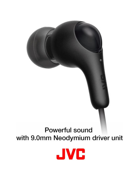 Auriculares In Ear JVC Gumy HAFX7V Púrpura, Sonido Potente