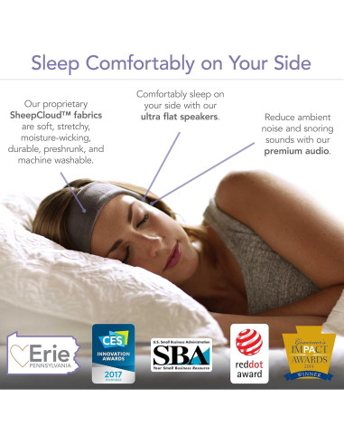 Auriculares Inalámbricos para Dormir AcousticSheep V8 - 24h Batería