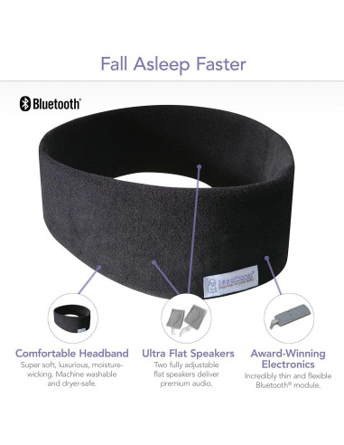 Auriculares Inalámbricos para Dormir AcousticSheep V8 - 24h Batería