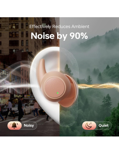 Auriculares Bluetooth MUSICOZY GH01 para Dormir Rosa