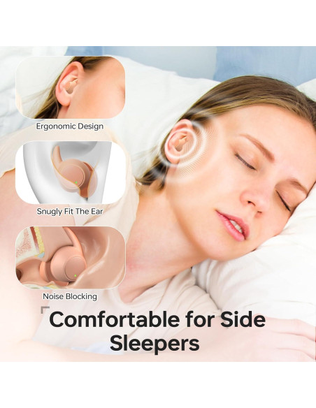 Auriculares Bluetooth MUSICOZY GH01 para Dormir Rosa