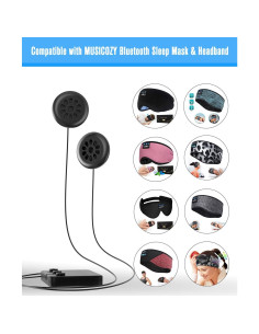Módulo Bluetooth 5.4 MUSICOZY para Máscara de Sueño - Sonido 40mm 2