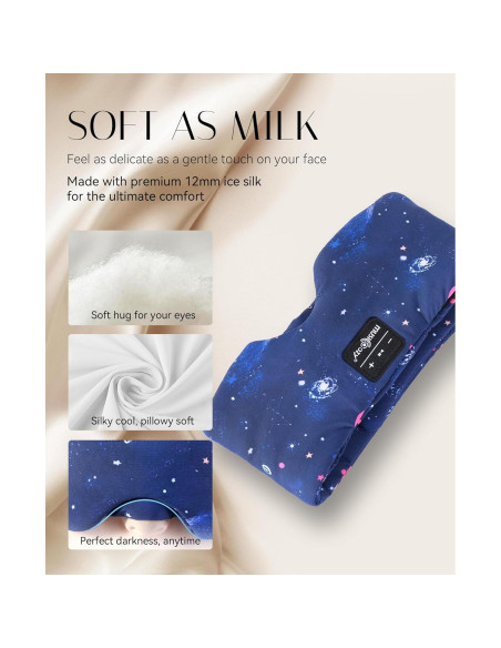 Auriculares para Dormir Bluetooth MUSICOZY con Máscara Ajustable