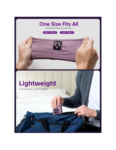 Diadema Bluetooth Fulext para Dormir - Auriculares Inalámbricos