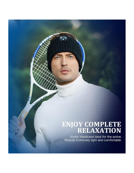Auriculares Beanie Bluetooth para dormir Fulext - Diadema de lana