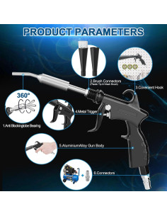 Pistola de limpieza de coches PARAROSE 001 - Alta presión 2