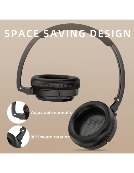 Auriculares Bluetooth SoundMAGIC P23BT On Ear HiFi 60h Batería