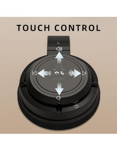 Auriculares Bluetooth SoundMAGIC P23BT On Ear HiFi 60h Batería