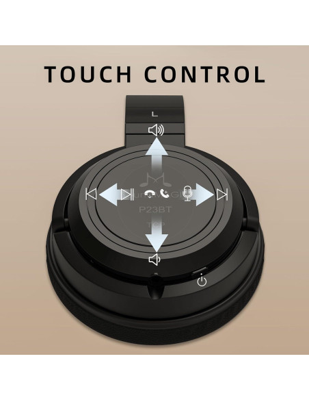 Auriculares Bluetooth SoundMAGIC P23BT On Ear HiFi 60h Batería