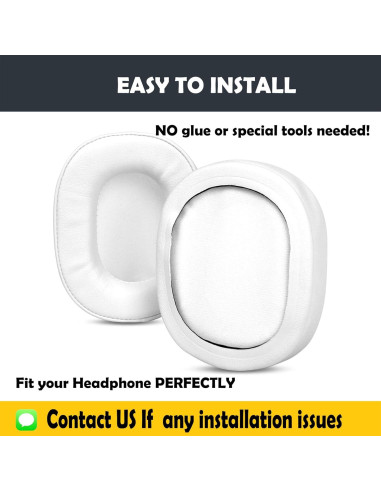 Cojín de Reemplazo para Auriculares Oppo PM-3 - Cuero Suave y Espuma Densa