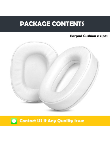 Cojín de Reemplazo para Auriculares Oppo PM-3 - Cuero Suave y Espuma Densa