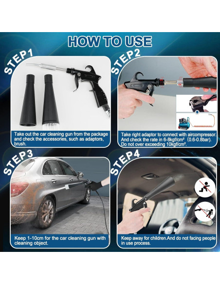 Pistola de limpieza de coches PARAROSE 001 - Alta presión