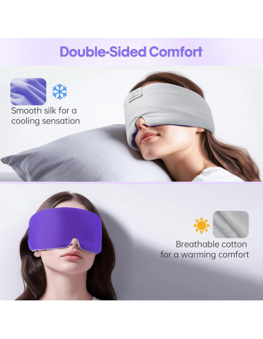 MÁSCARA DE SUEÑO MUSICOZY CON AURICULARES BLUETOOTH 5.4