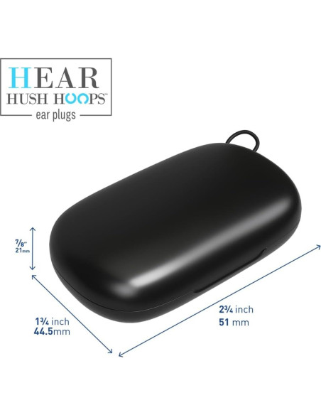 Tapones para oídos Hush Hoops - Silicona Reutilizable 17dB