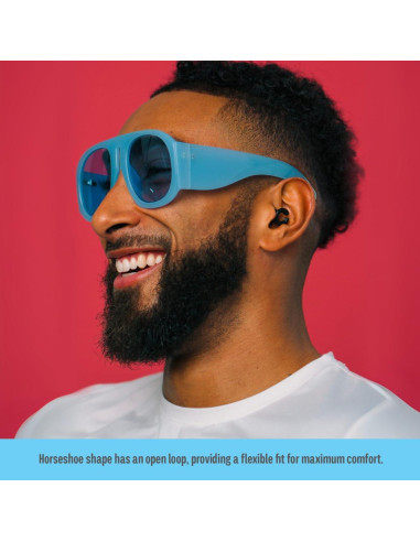 Tapones para oídos Hush Hoops - Silicona Reutilizable 17dB