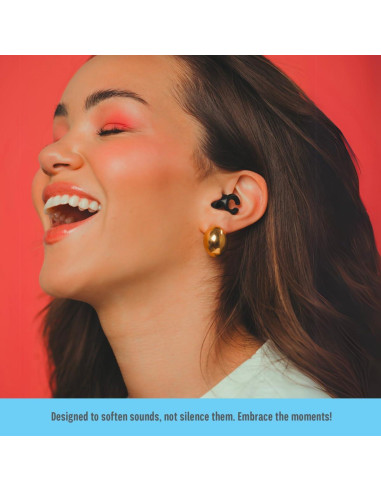 Tapones para oídos Hush Hoops - Silicona Reutilizable 17dB