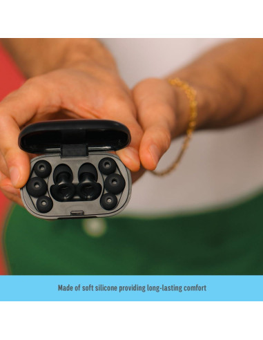 Tapones para oídos Hush Hoops - Silicona Reutilizable 17dB
