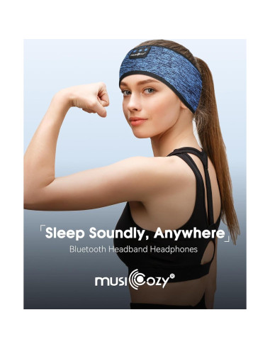 Auriculares Bluetooth 5.4 MUSICOZY Diadema para Dormir HD