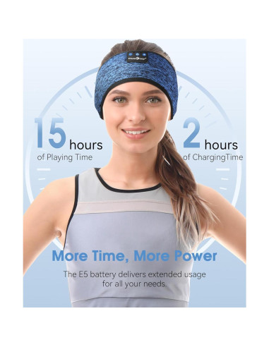 Auriculares Bluetooth 5.4 MUSICOZY Diadema para Dormir HD
