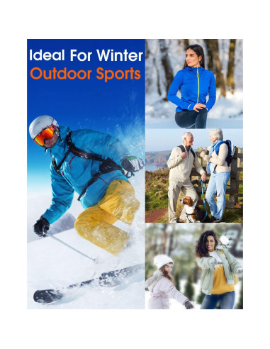 Auriculares Bluetooth MUSICOZY GH12 Orejeras Calentadoras Negro