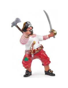 Figura de Pirata Papo con Hacha Multicolor 8 cm 2