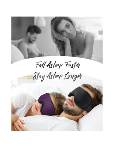 MÁSCARA PARA DORMIR MUSICOZY CON AURICULARES BLUETOOTH