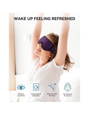 MÁSCARA PARA DORMIR MUSICOZY CON AURICULARES BLUETOOTH