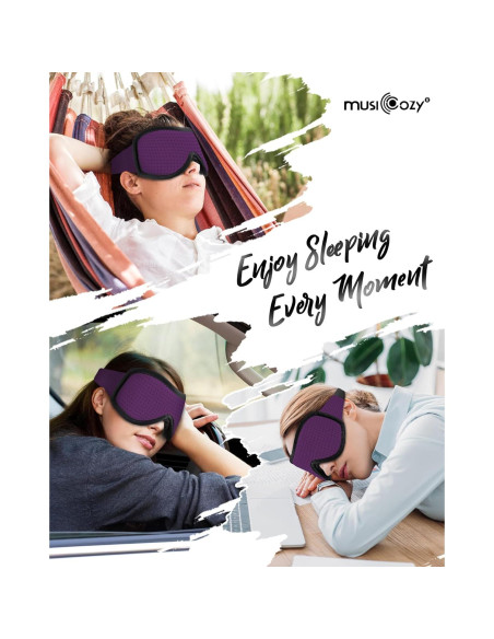 MÁSCARA PARA DORMIR MUSICOZY CON AURICULARES BLUETOOTH