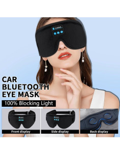 Auriculares para dormir Joythink FAH2002 con máscara 3D Bluetooth 2