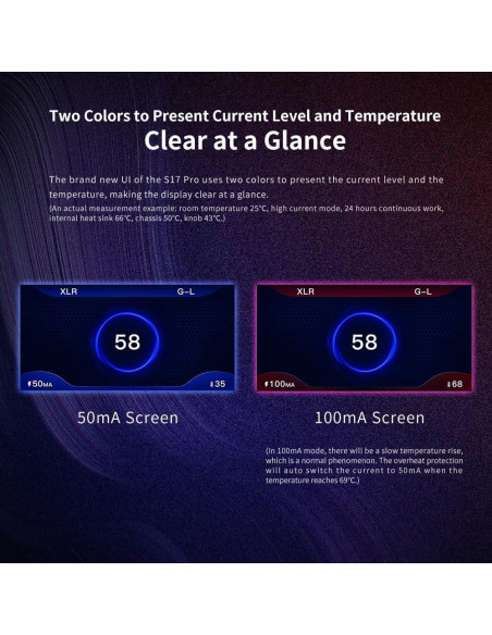 Amplificador de Auriculares Aune S17 Pro Clase A Plata 7.5W