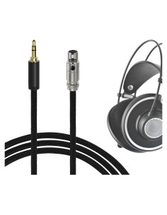 Cable de audio GEEKRIA Apollo 1.5m XLR a 3.5mm para AKG y Beyerdynamic