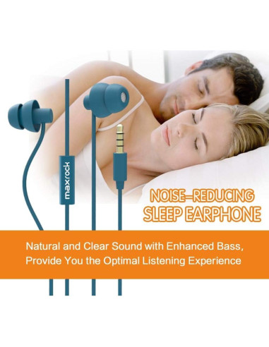 Tapones para Oídos Aislantes de Ruido MAXROCK - Silicona Suave