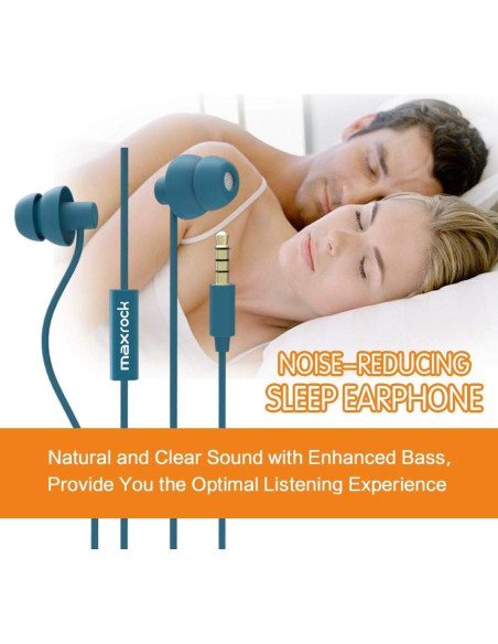 Tapones para Oídos Aislantes de Ruido MAXROCK - Silicona Suave